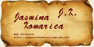 Jasmina Komarica vizit kartica